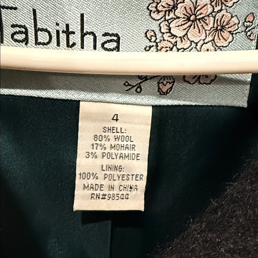Anthropologie Tabitha Elegant Black Cropped Jacket - Picture 7 of 7